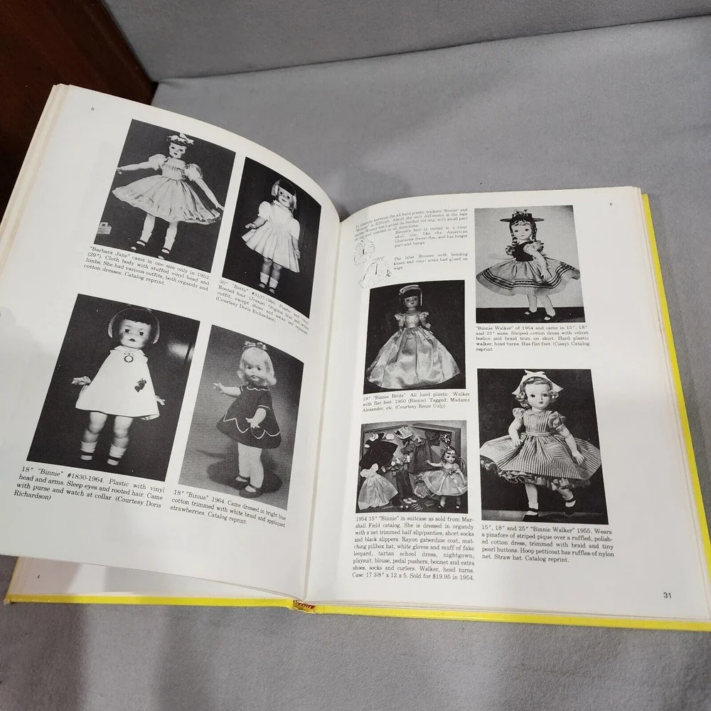 Madame Alexander Collector Dolls Book 2 & Price Guide Yellow Hardcover Set OS